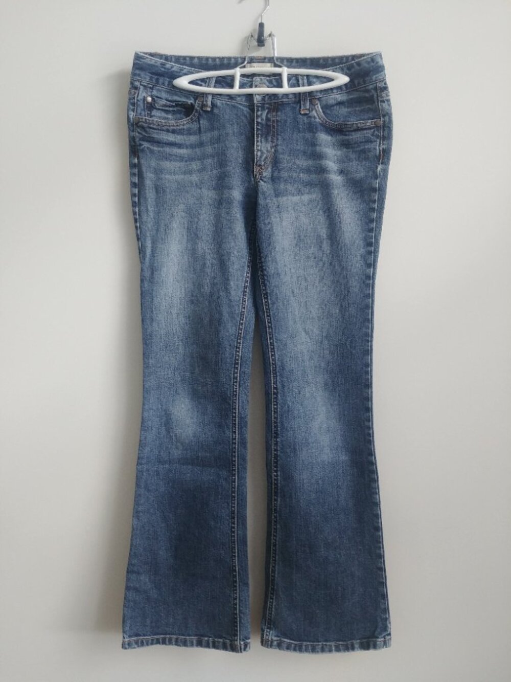 Y2K Jacob Connexion 31 Stretch low rise bootbut flare blue jeans denim pants